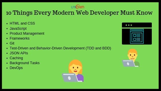 10 things every modern web developer must know Unidrim